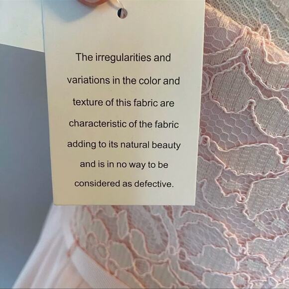 David’s Bridal NWT Women's 10 Pastel Pink Lace One Shoulder Formal Party Dress - Picture 9 of 10